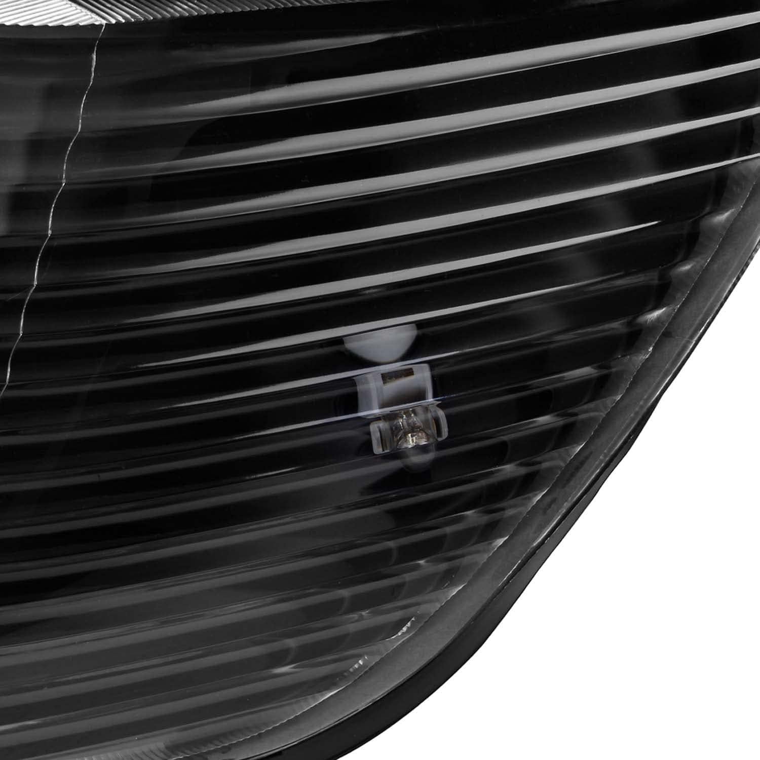 Faros Negros AKKON para Mitsubishi Lancer 2002-2003 Sedán/Wagon