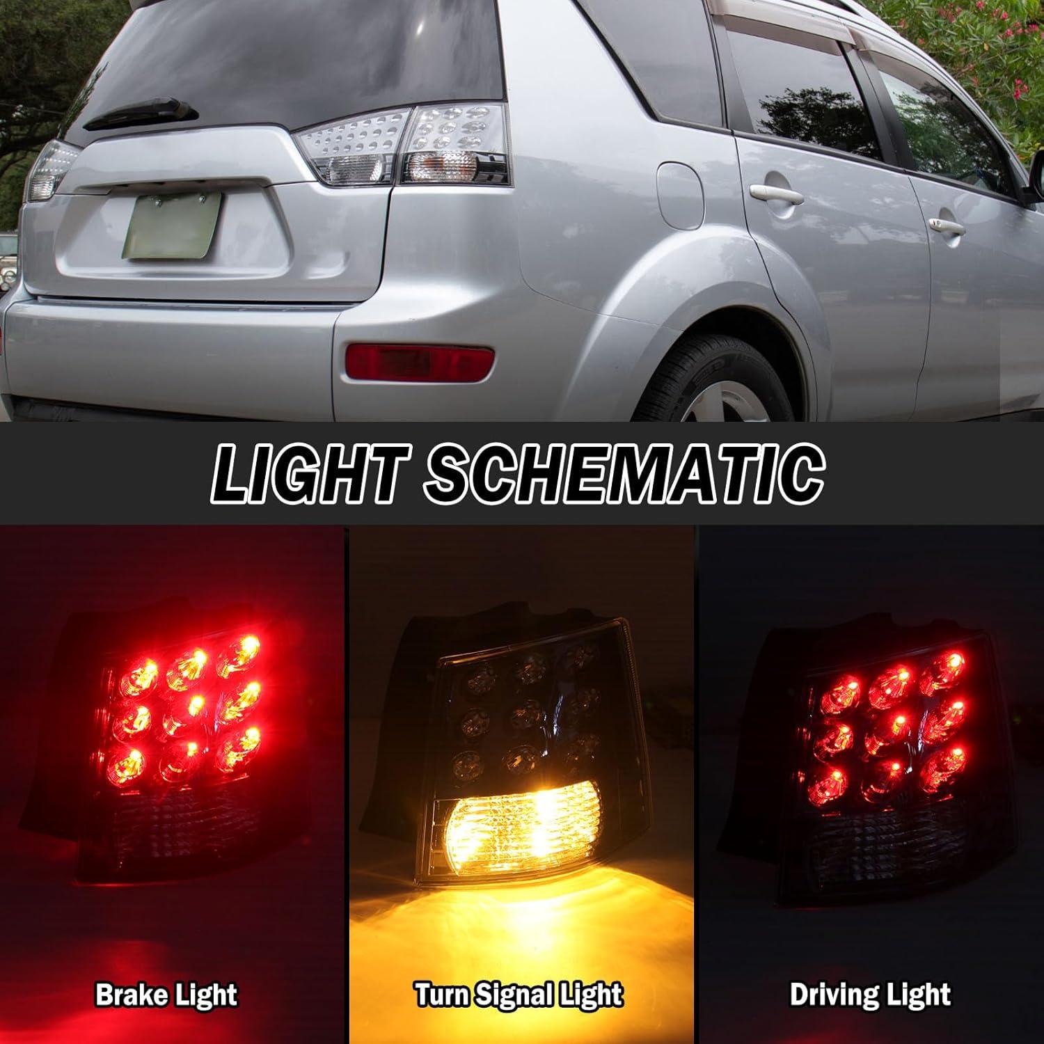 Luz Trasera Derecha Clidr para Mitsubishi Outlander EX 2007-2013