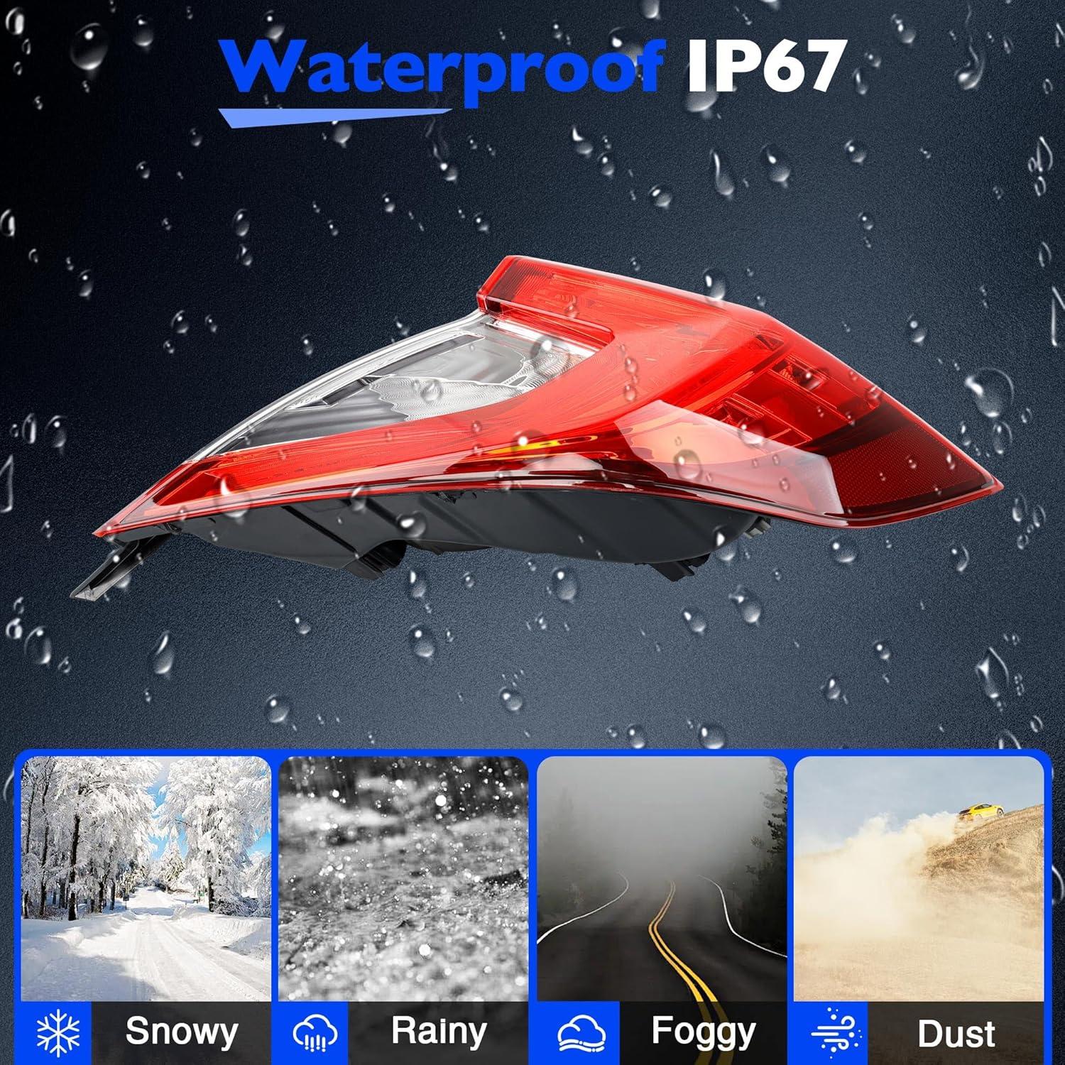 Luz de Freno Trasera Honda Civic Sedán 2016-2021 Misakomo