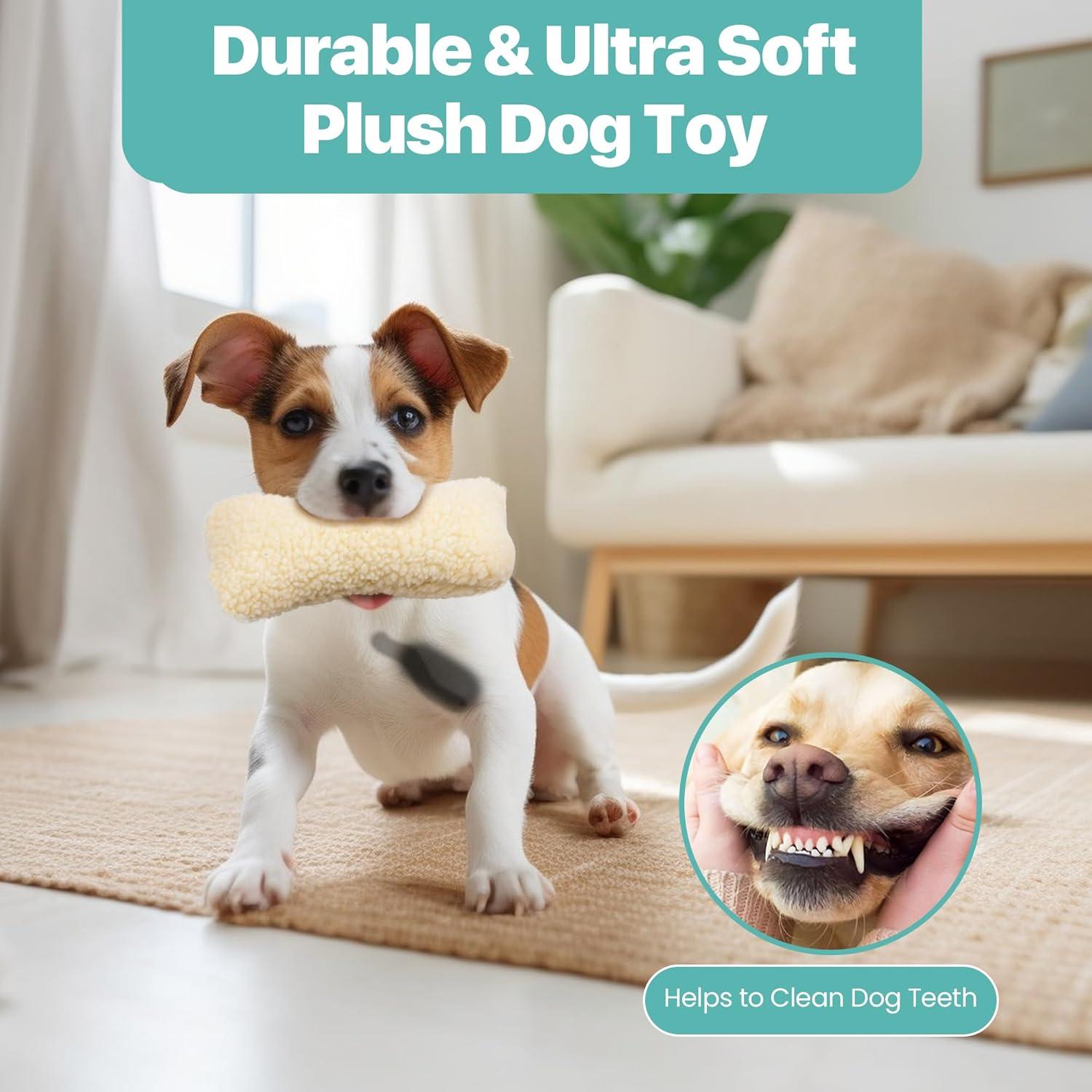 Juguete para Perros Hueso de Peluche SPOT 22.86 cm Squeaker