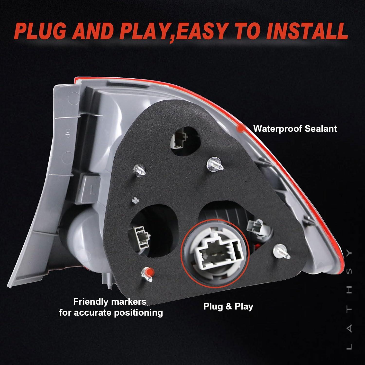 Luz Trasera Halógena Lathsy para Honda Civic 2009-2011 Derecho