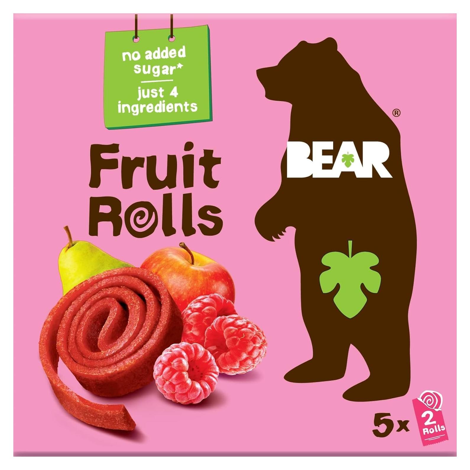 Rollos de Fruta BEAR Yoyo 99.22 g - Snack Saludable