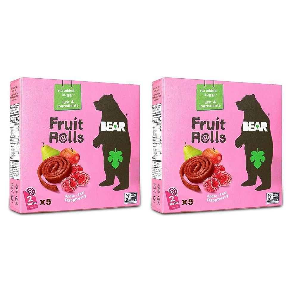 Bocadillo de Fruta BEAR Yoyo Frambuesa Pack de 2
