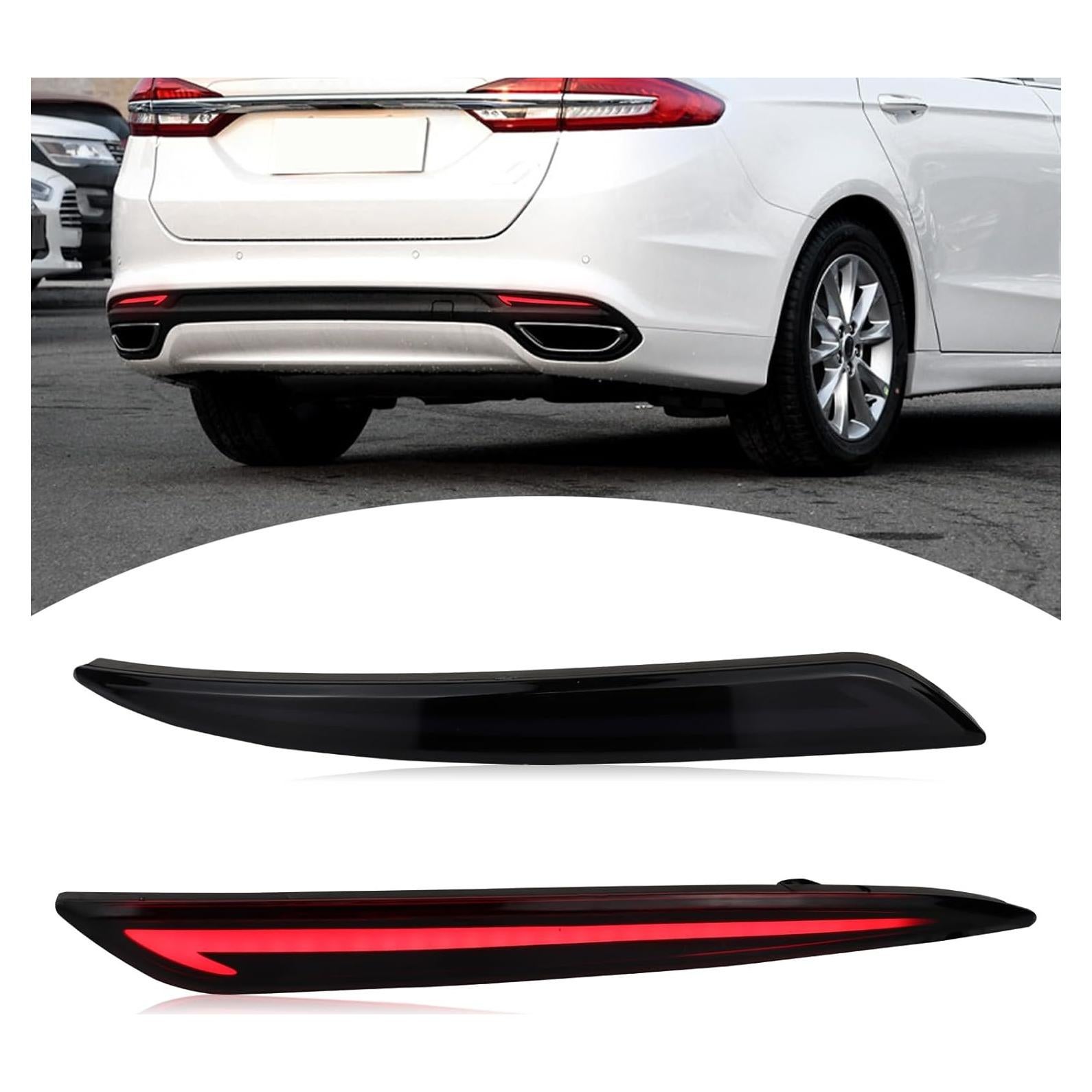 Luz Reflectora LED Trasera BINQIGOO para Ford Fusion 2013-2020