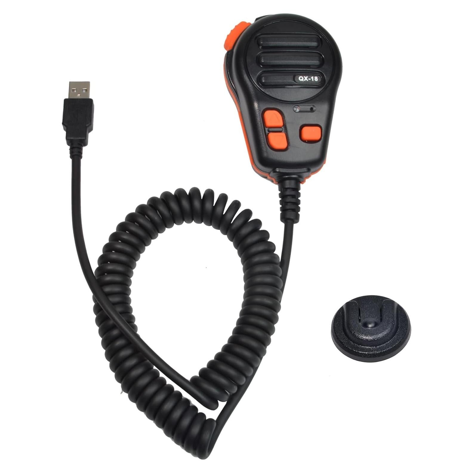 Micrófono USB-A QX-18A con Soporte y Altavoz para PC