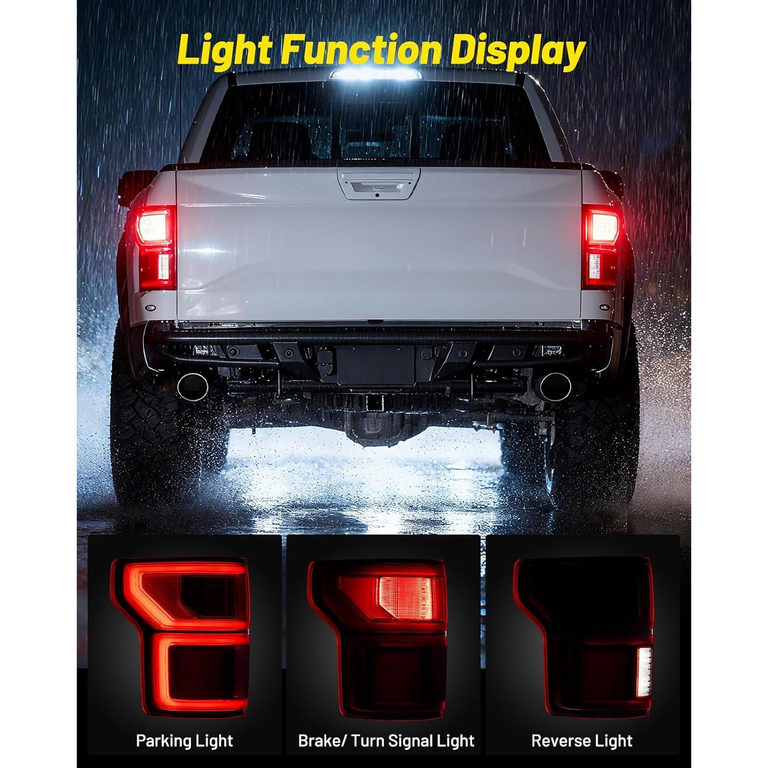 Luz Trasera LED SPBREW para Ford F-150 2018-2020 Izquierda