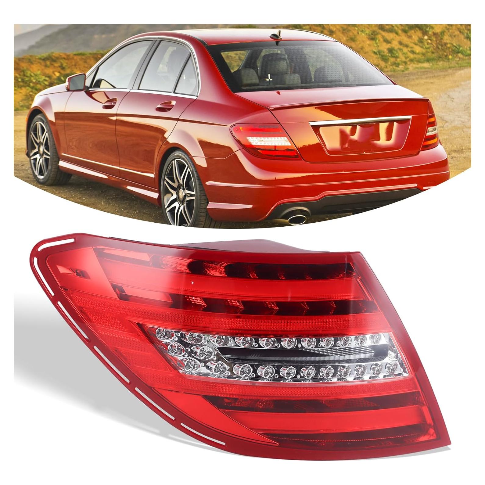 Luz Trasera Izquierda YEQSHNG para Mercedes Benz W204 2011-2014