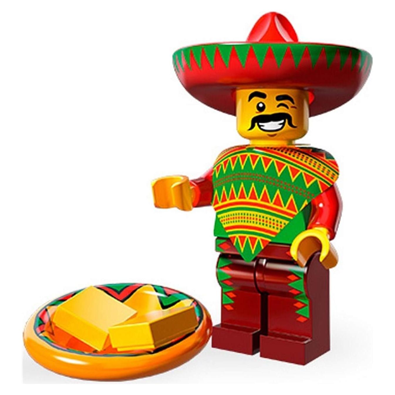 Minifigura LEGO Taco Tuesday Guy 3.99x2.01x5 cm