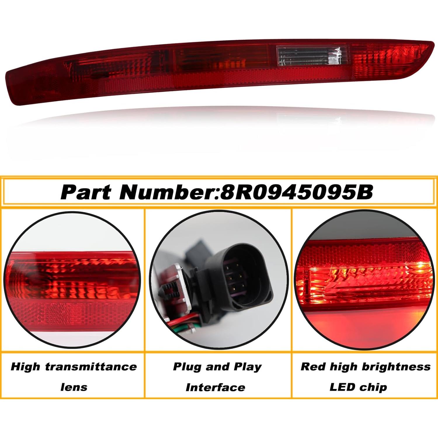 Luz de Parachoques Trasero KEEGTBOX Audi Q5 2009-2016 Izquierda