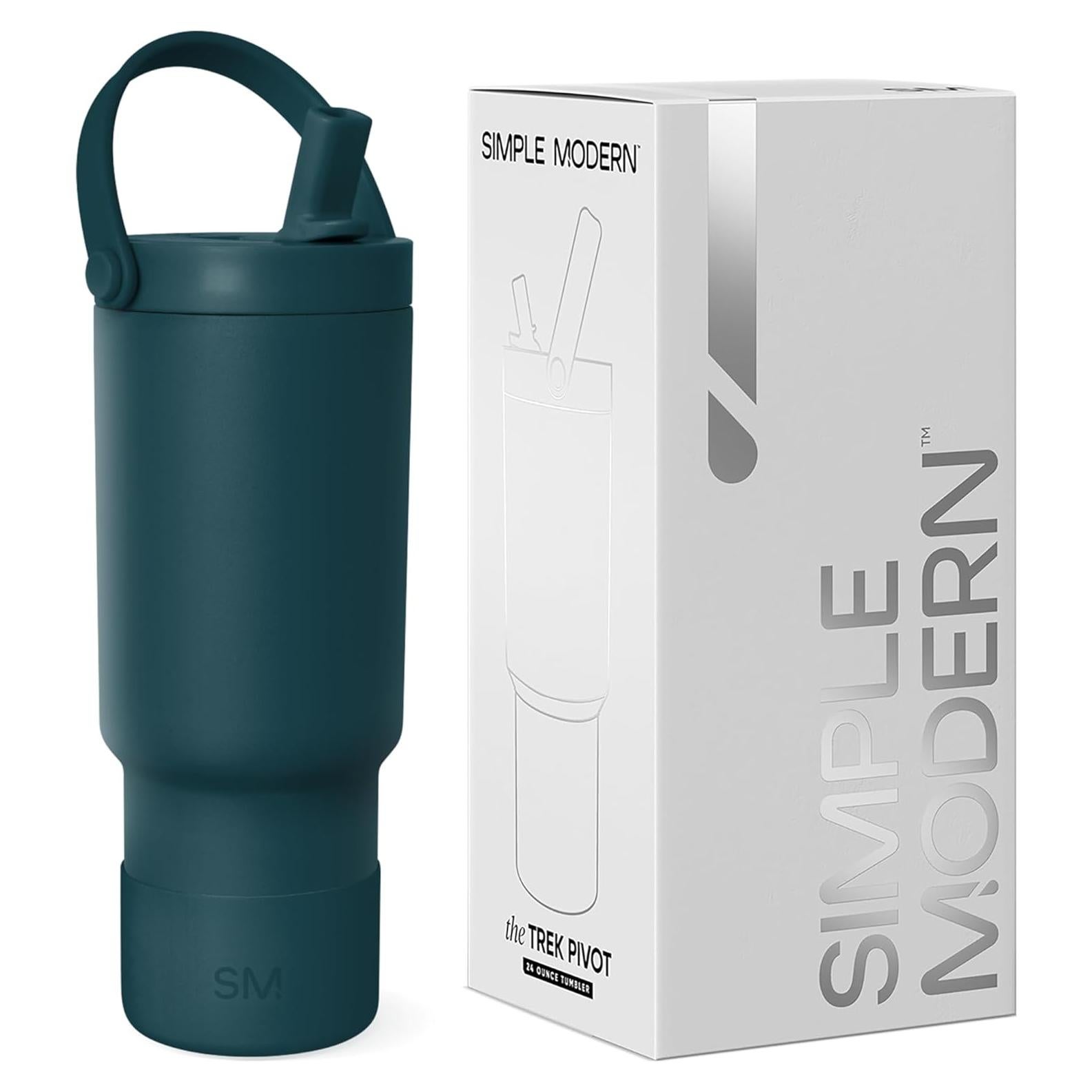 Botella de Agua Simple Modern 24oz Riptide con Mango