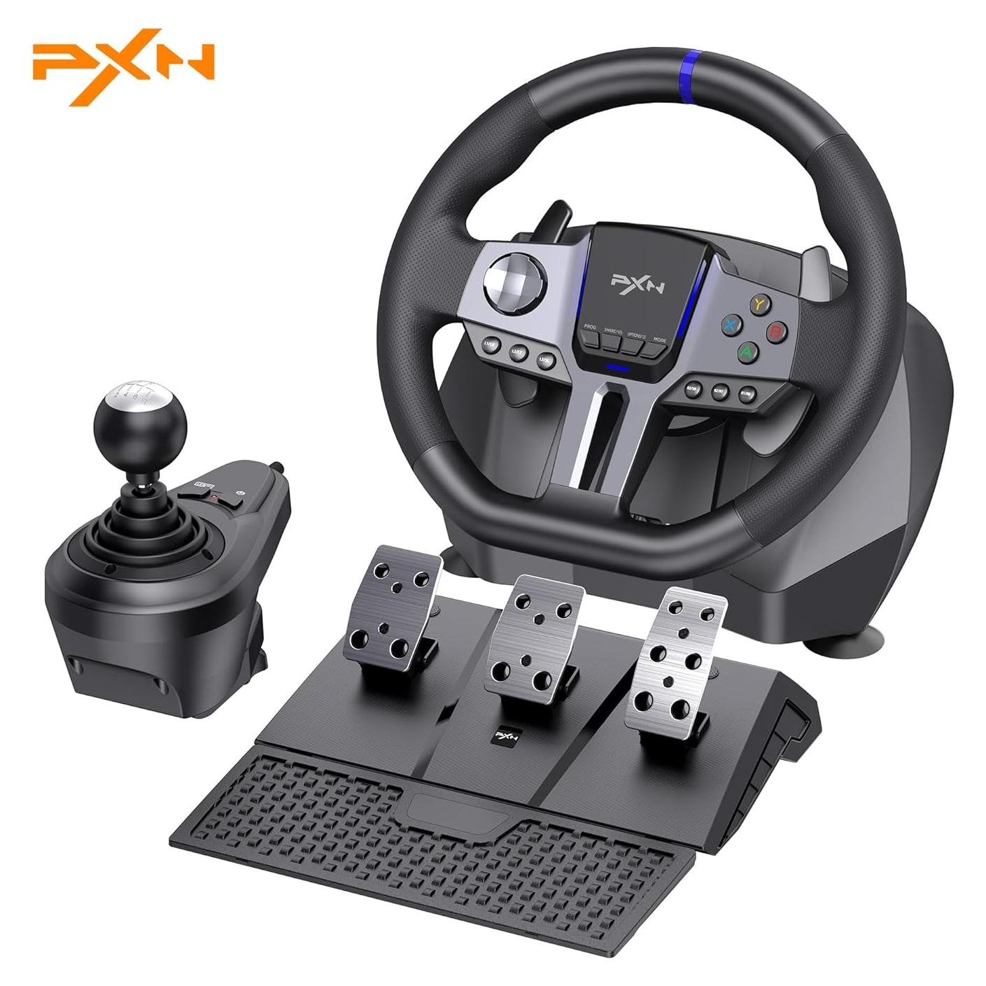 Volante de Carreras PXN V9 Gen2 con Pedales y Vibración