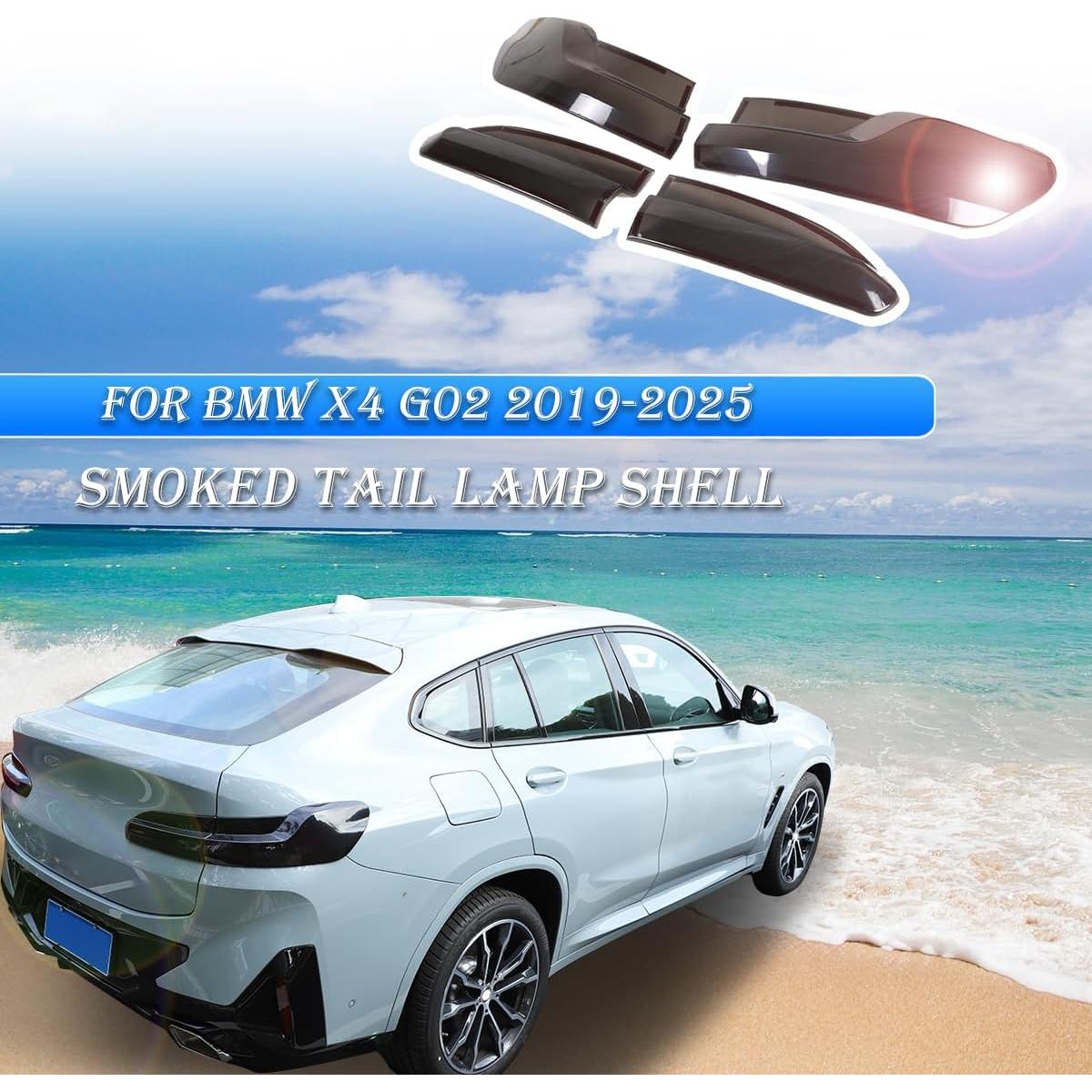 Cubierta de Luz Trasera Ahumada JONKOKO para BMW X4 2019-2025