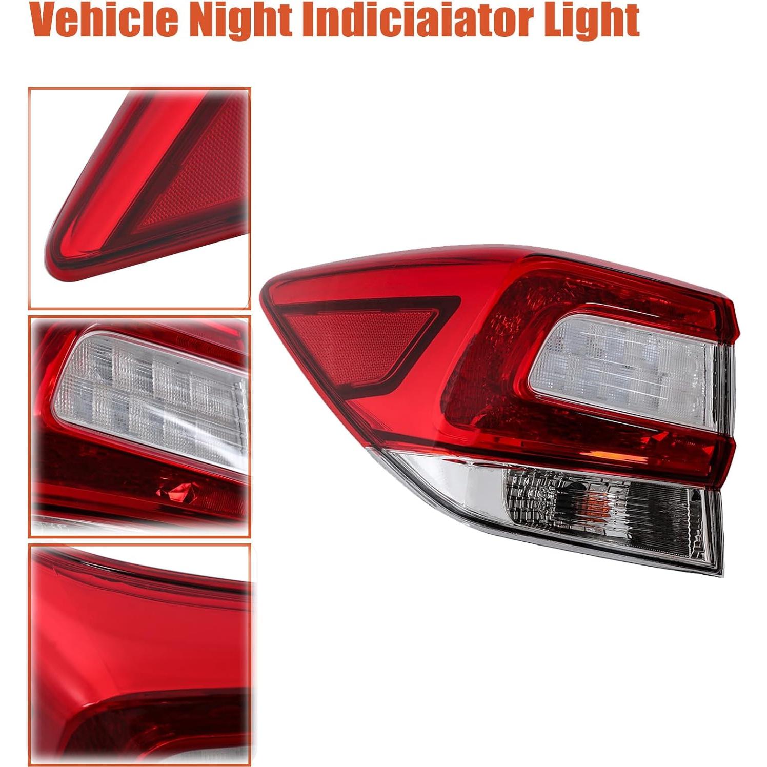 Luz Trasera Izquierda Exterior Labwork para Subaru Crosstrek 2018-2019 e Impreza 2017-2019