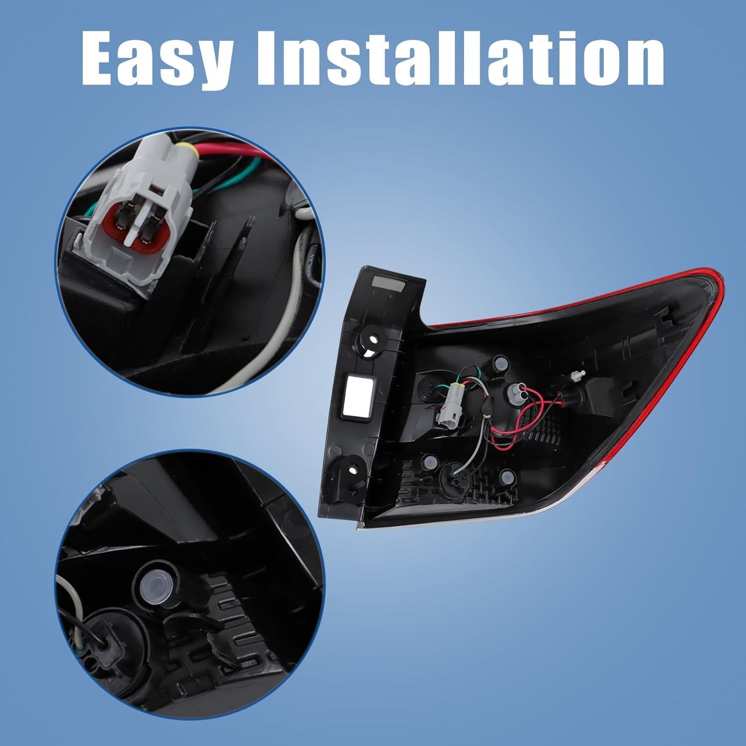 Luz Trasera Izquierda WFLNHB para Subaru Crosstrek/Impreza 2017-2019