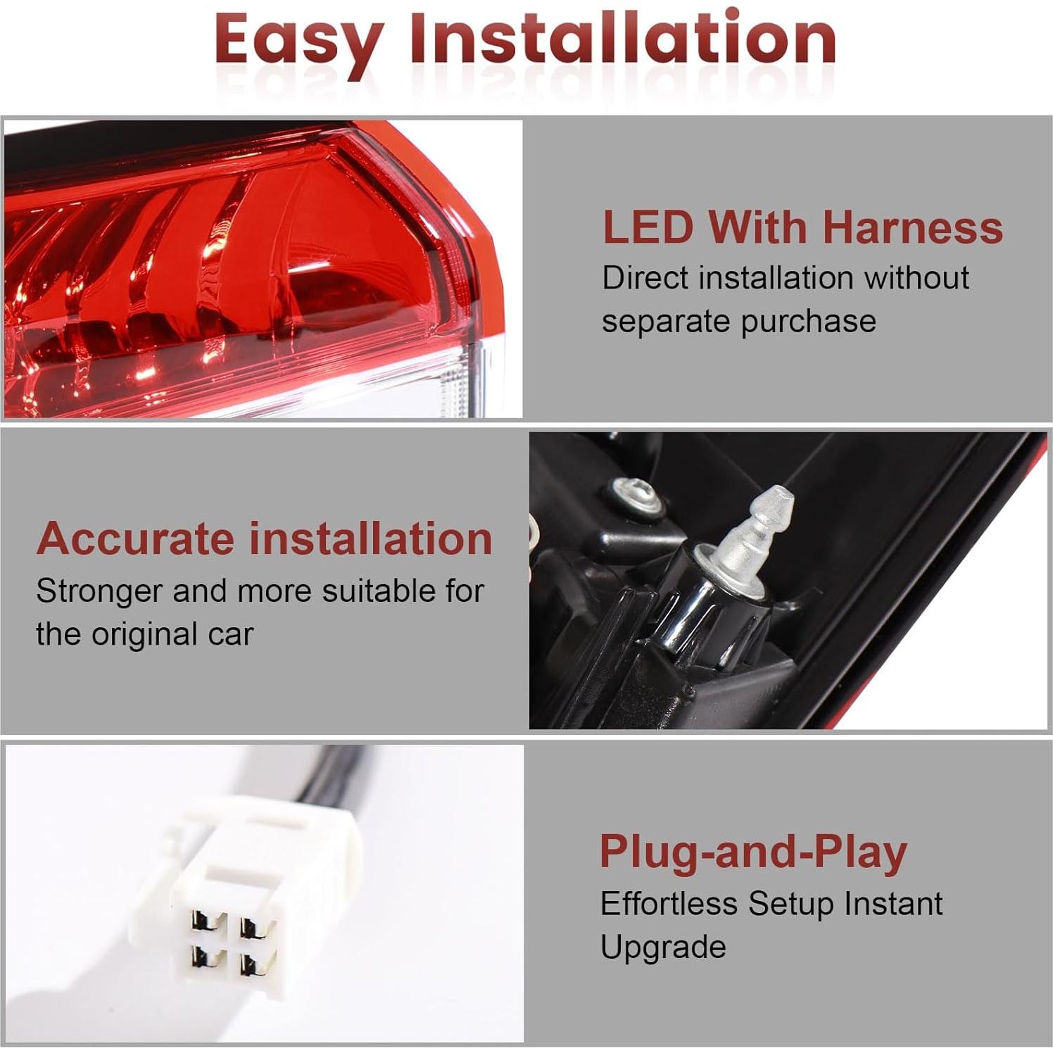 Luces Traseras LED Exteriores CONLLCON para Toyota Corolla 2020-2022