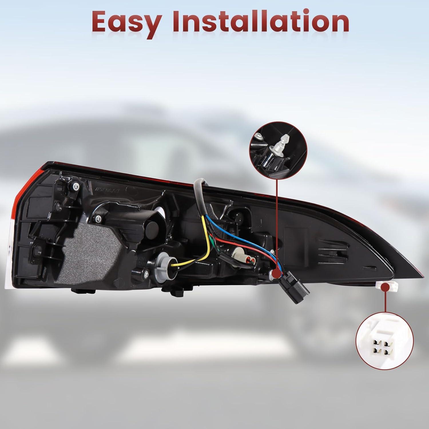 Luces Traseras LED Exteriores CONLLCON para Toyota Corolla 2020-2022