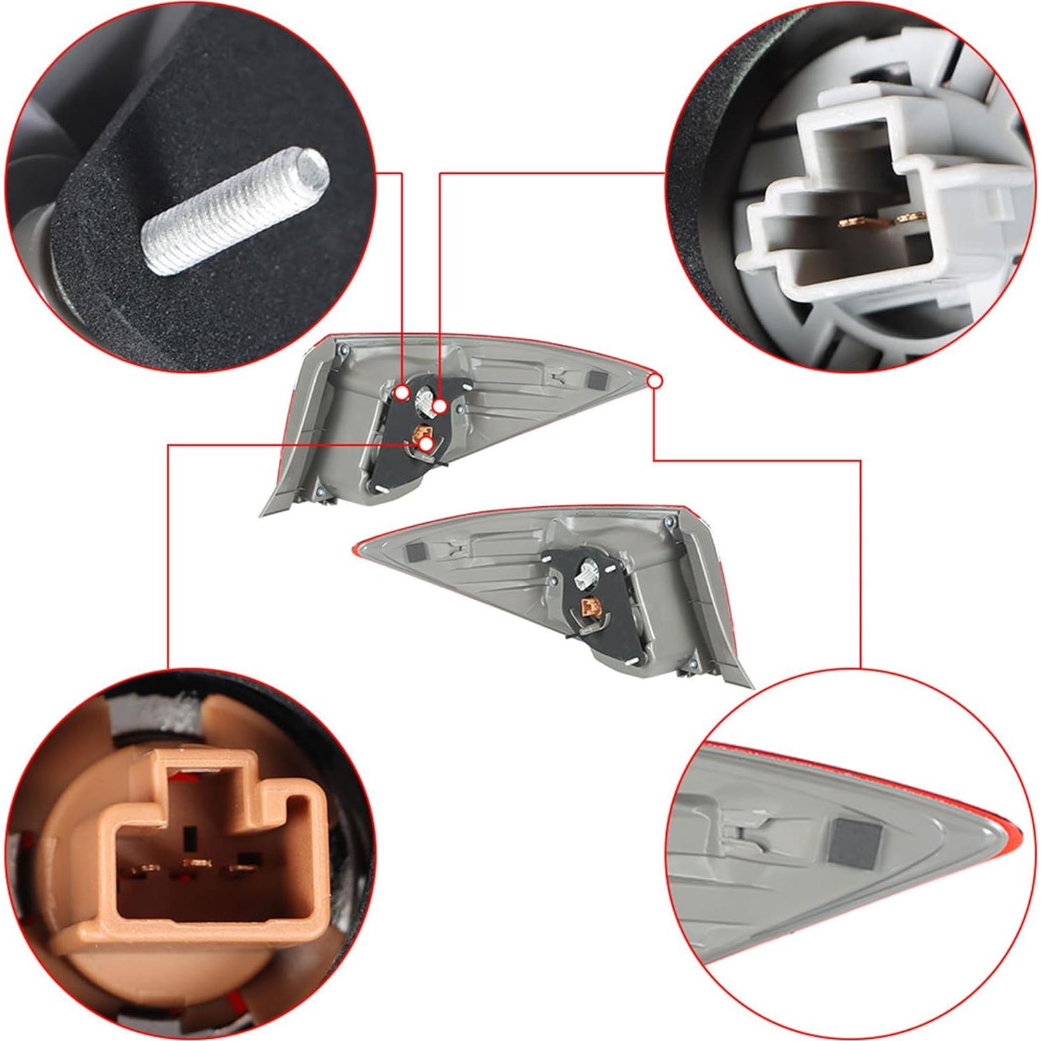 Luces Traseras Thomletha para Toyota Corolla 2014-2016