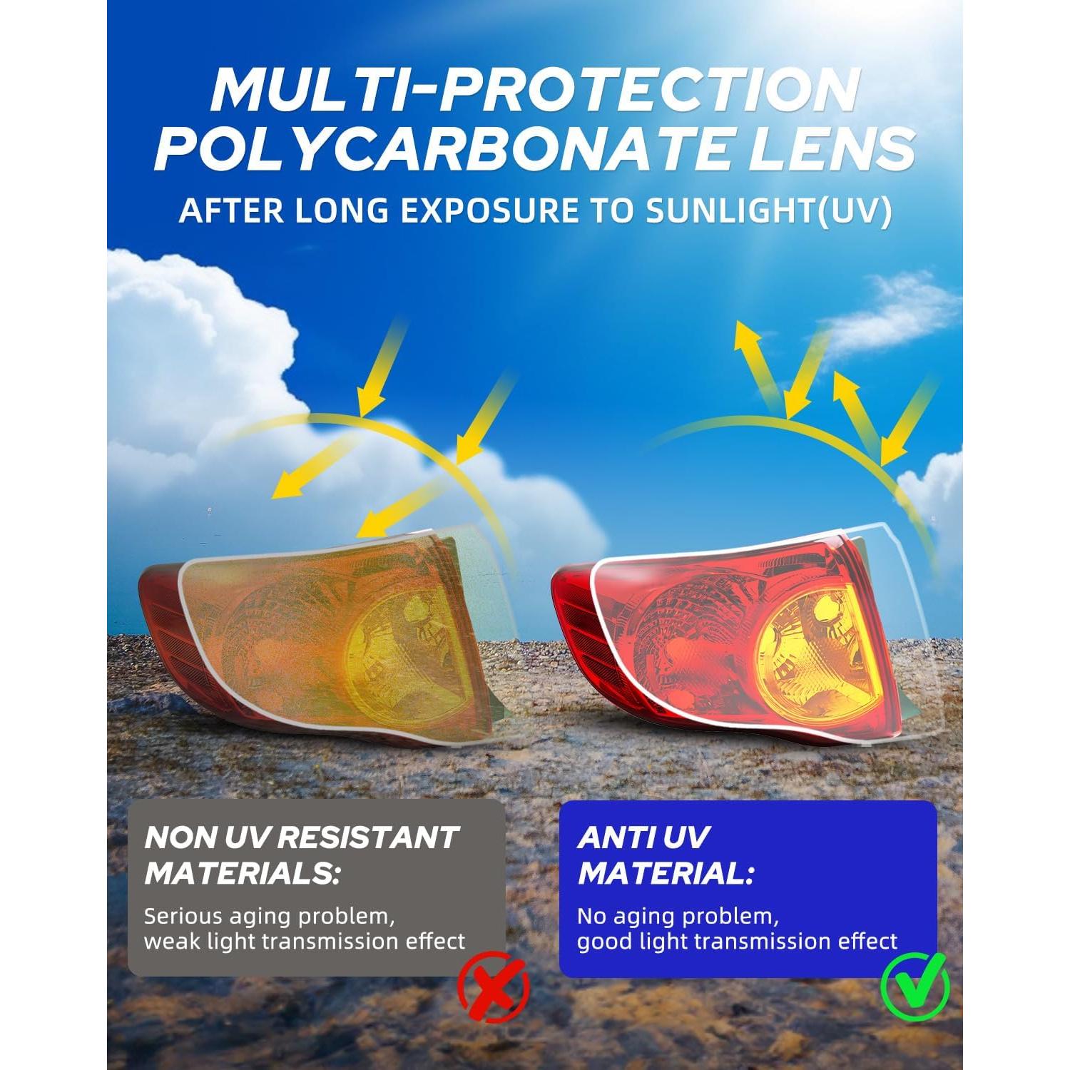 Ensamblaje de Luces Traseras AUTOONE para Toyota Corolla 2009-2010