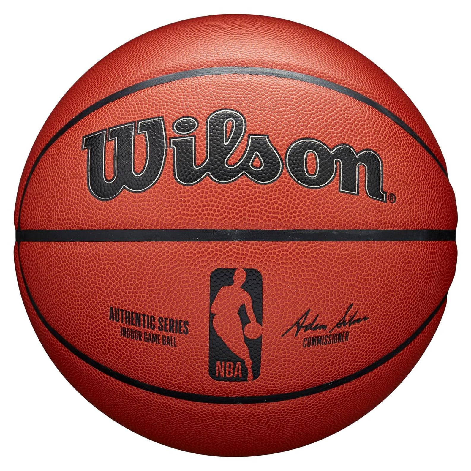 Balón de Baloncesto Wilson NBA Auténtico Interior Tamaño 6