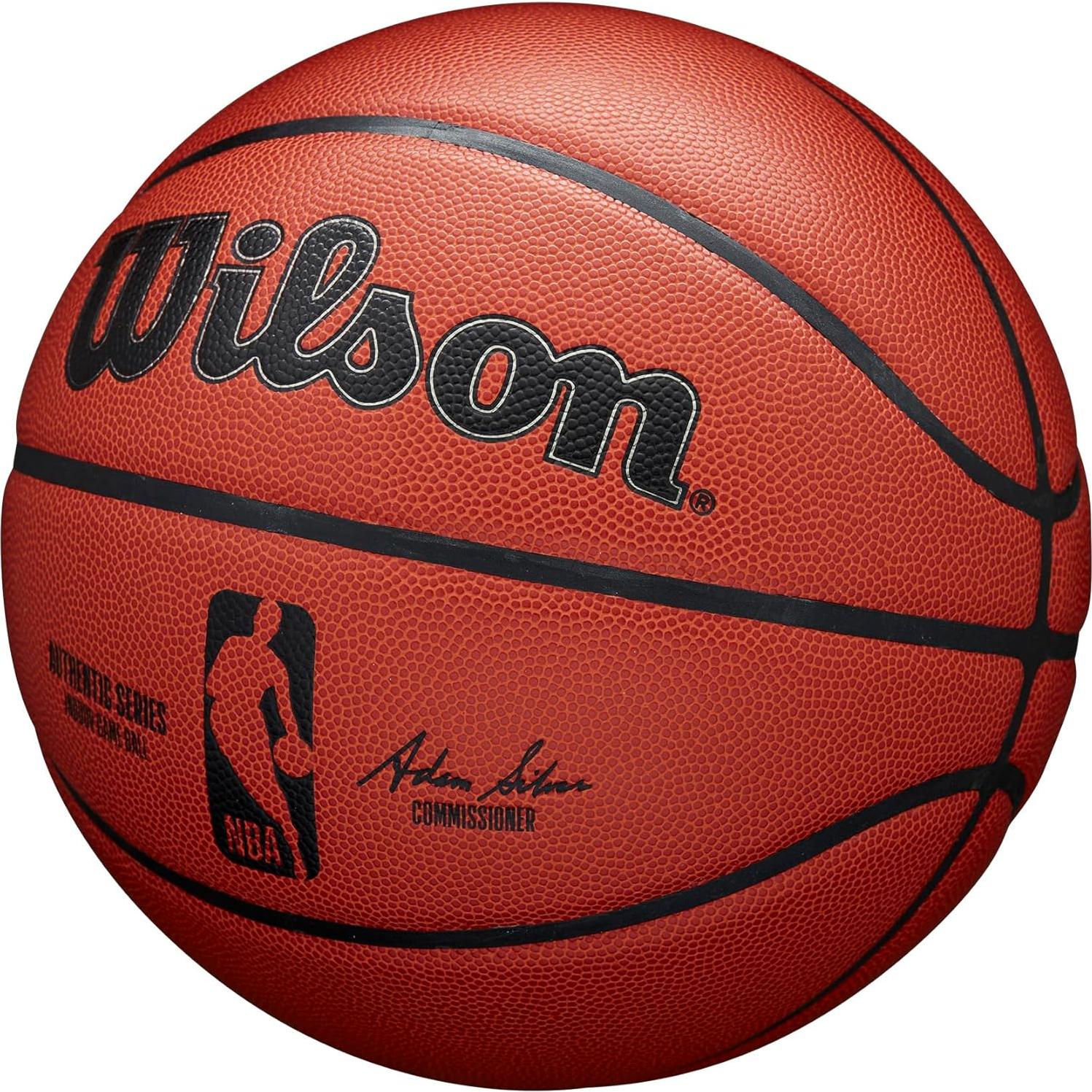 Balón de Baloncesto Wilson NBA Auténtico Interior Tamaño 6