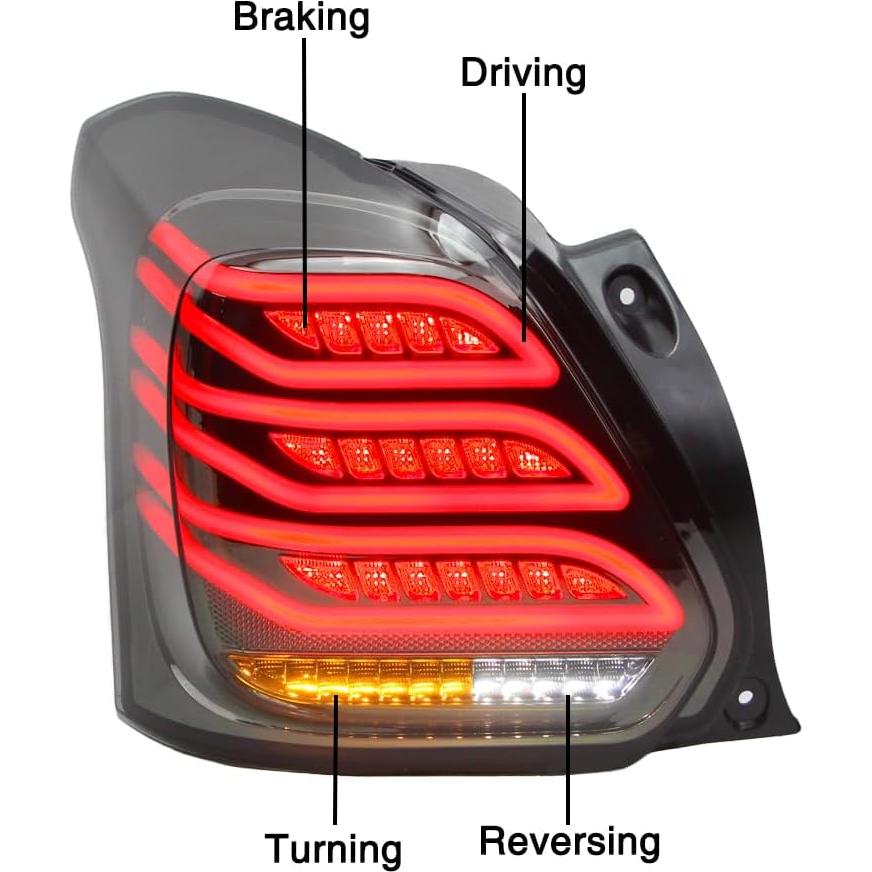Luz Trasera LED Dreamseek para Suzuki Swift A2L 2017-2023