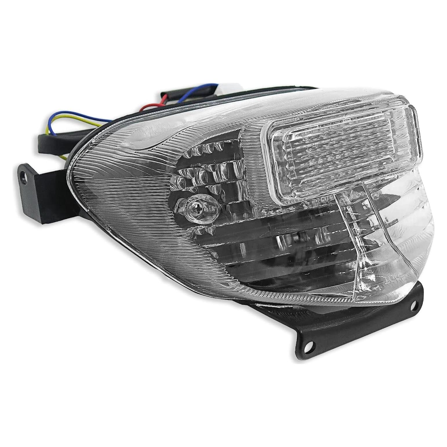 Luz Trasera LED HTTMT Clara con Señales para Suzuki GSX-R 2000-2003