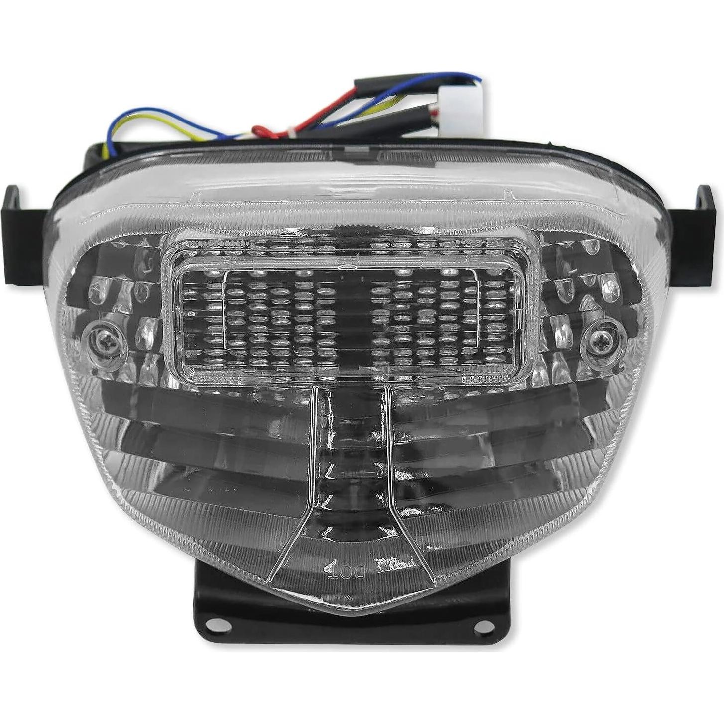 Luz Trasera LED HTTMT Clara con Señales para Suzuki GSX-R 2000-2003