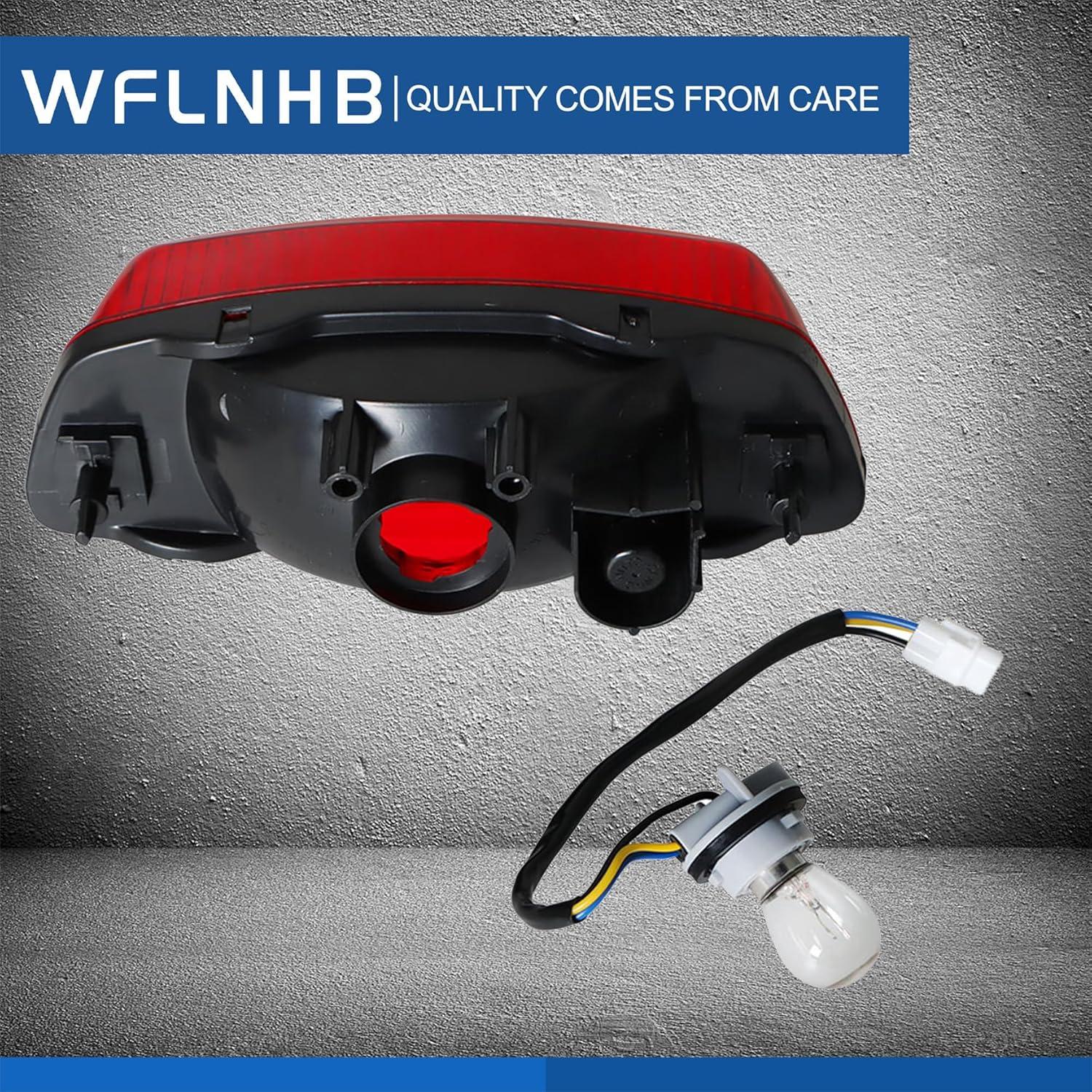 Lente Rojo Luz Trasera WFLNHB para Suzuki LTZ400 Eiger 400