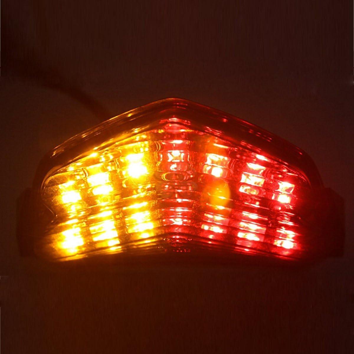 Luz LED de Freno y Giro Integrada PACASK para Suzuki GSX-R 600/750