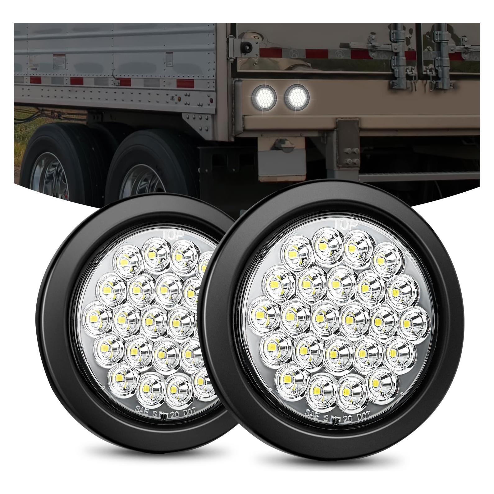 Luz Trasera Redonda Nilight 4 Pulgadas 24LED IP67 2PCS