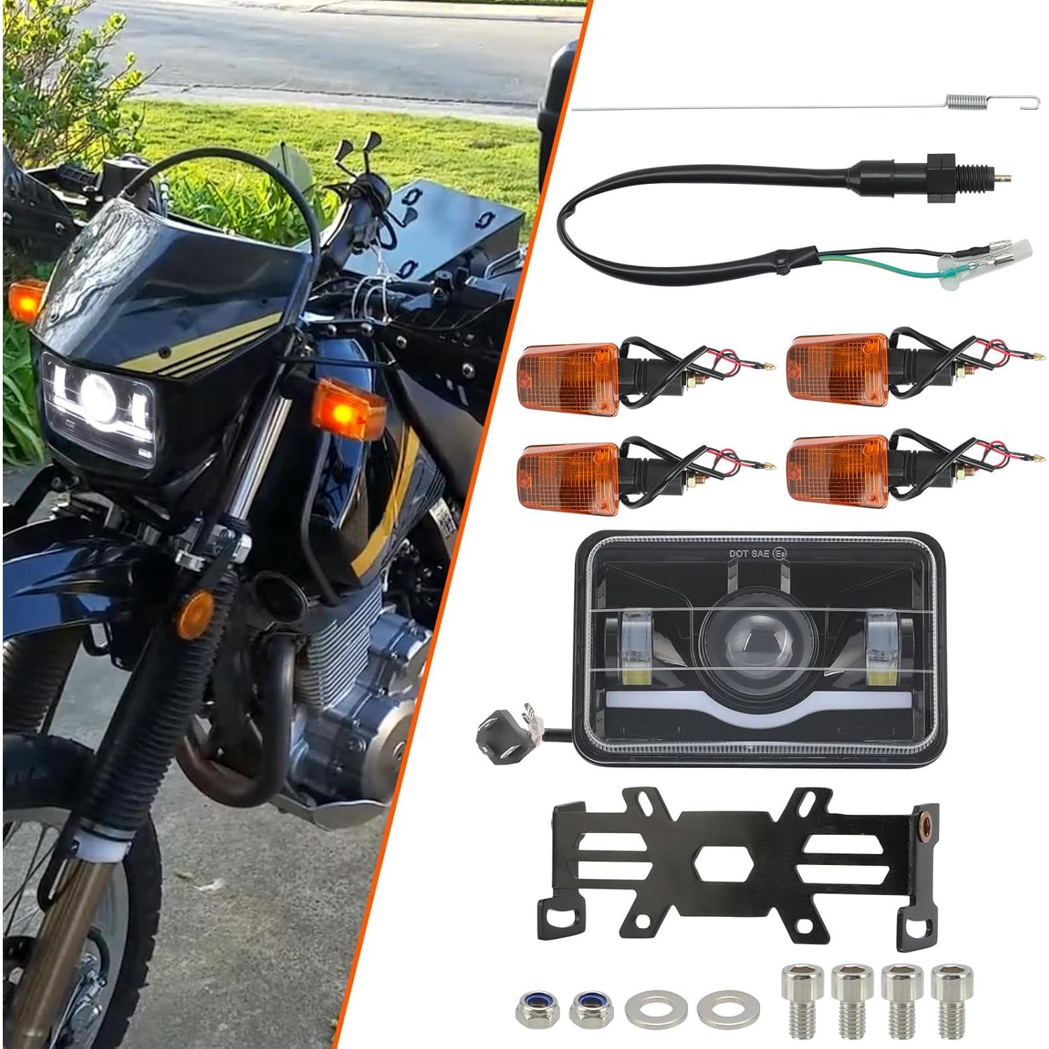 Kit Faro LED Motoparty 4x6" para Suzuki DR-650