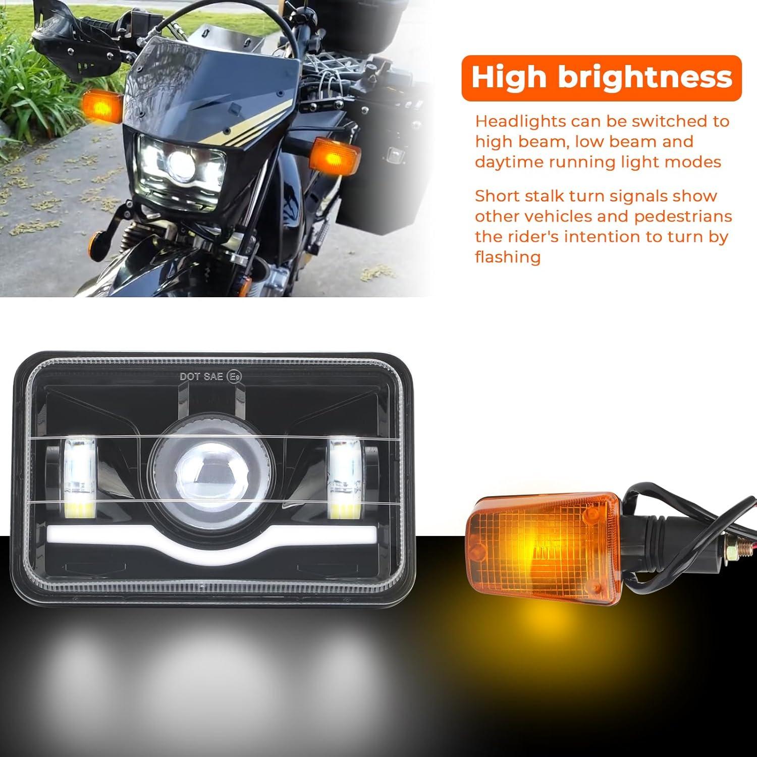 Kit Faro LED Motoparty 4x6" para Suzuki DR-650