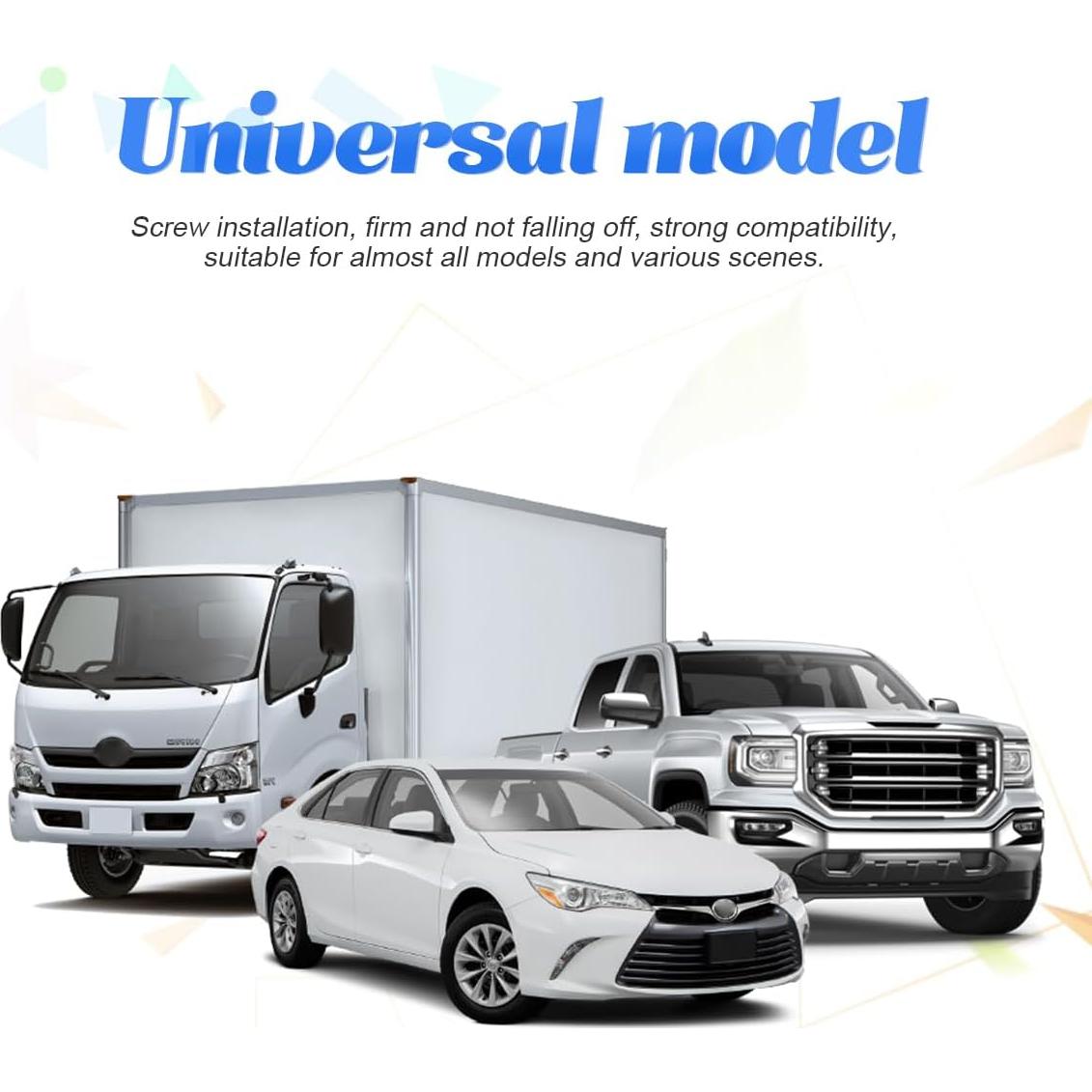 BESULEN Luz de Freno Trasera LED Impermeable 25.4 cm Rojo - 2 Pcs