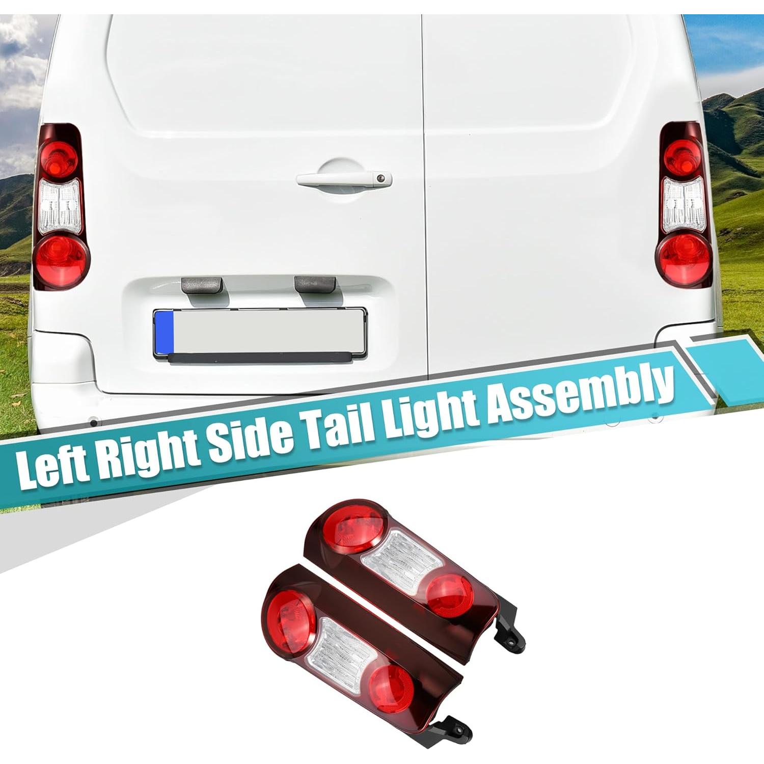 Lentes de Luz Trasera uxcell para Peugeot Partner y Citroen Berlingo 2012-2019