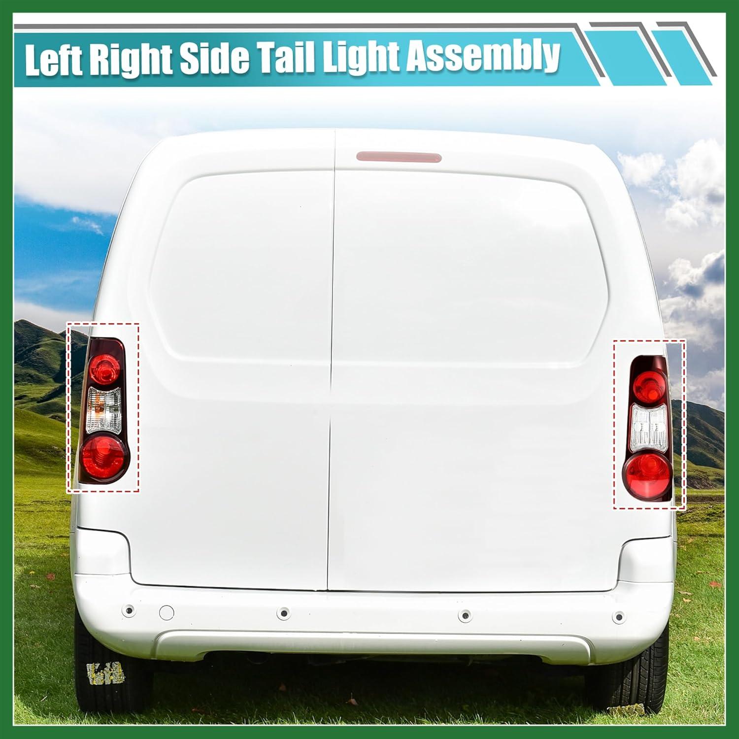 Lente de Luz Trasera Motoforti para Peugeot Partner y Citroen Berlingo 2012-2019