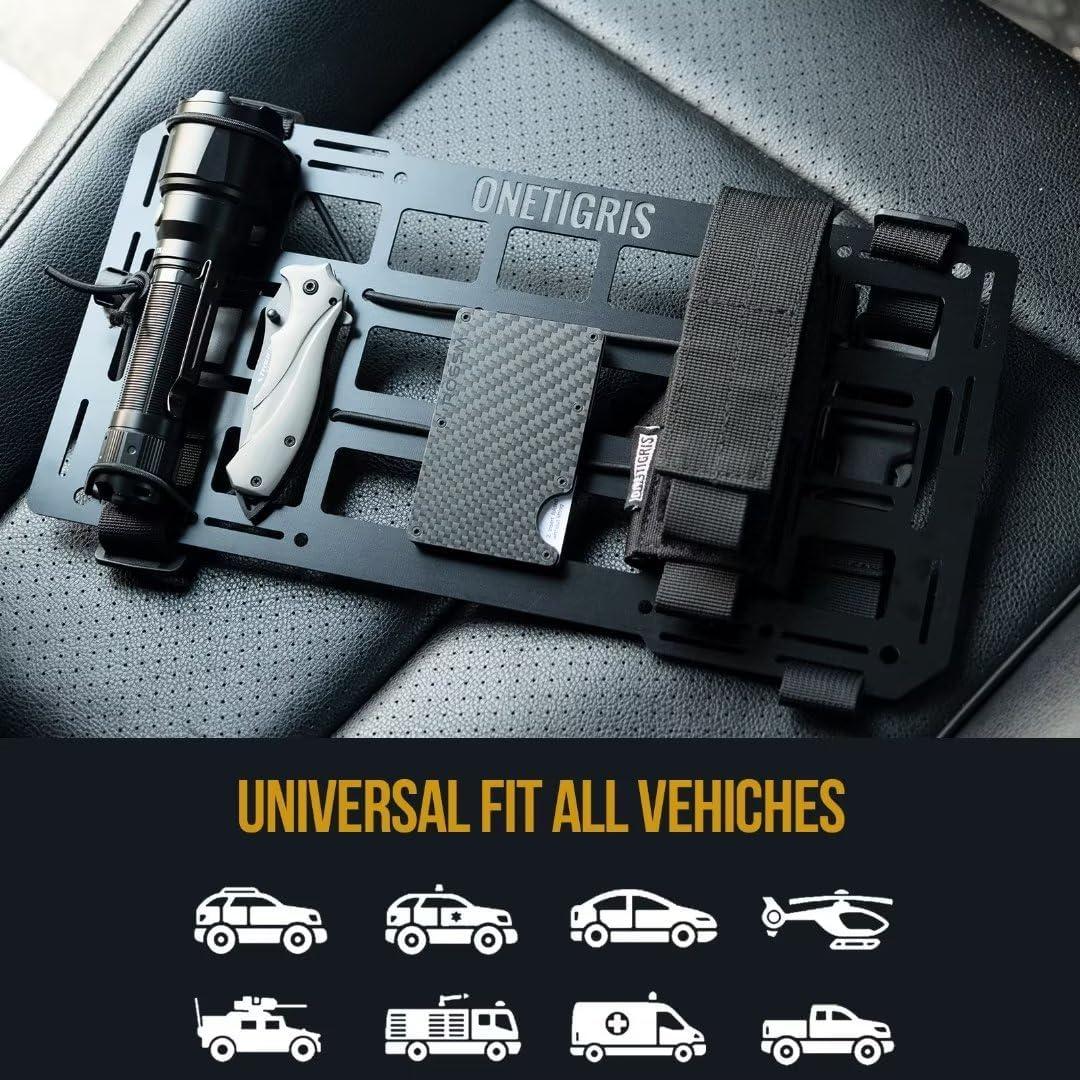 Organizador de Visor MOLLE OneTigris, Panel Rígido 32.9x17 cm