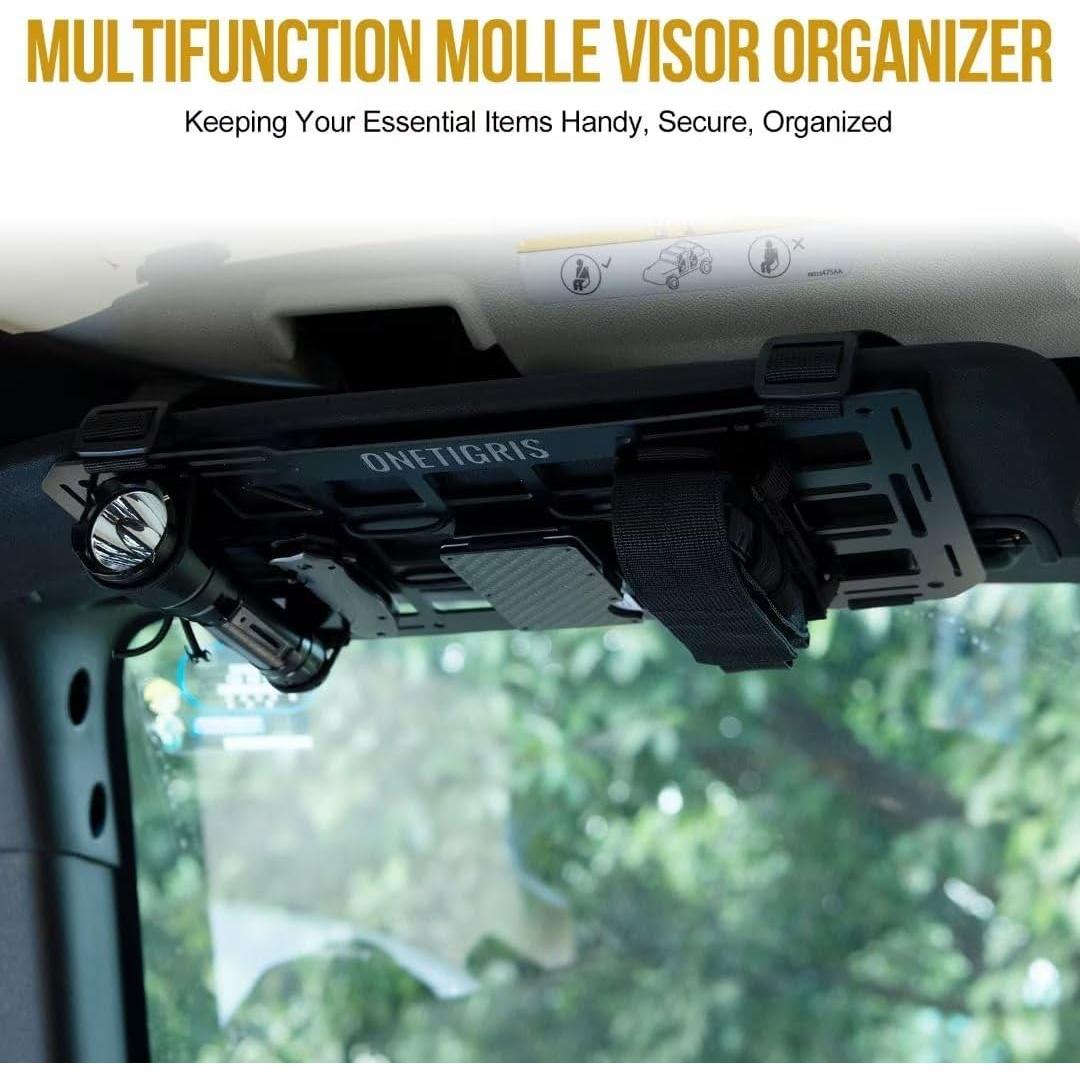 Organizador de Visor MOLLE OneTigris, Panel Rígido 32.9x17 cm
