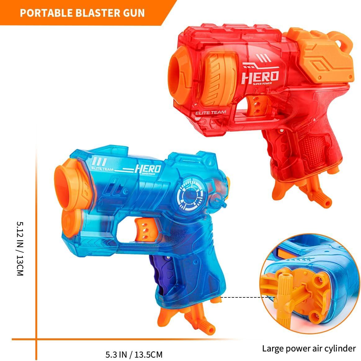 Conjunto de Mini Pistolas Nerf Banvih con 20 Dardos de Espuma
