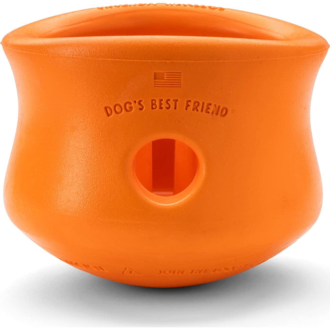 Juguete Puzzle Interactivo para Perros West Paw Grande Mandarina