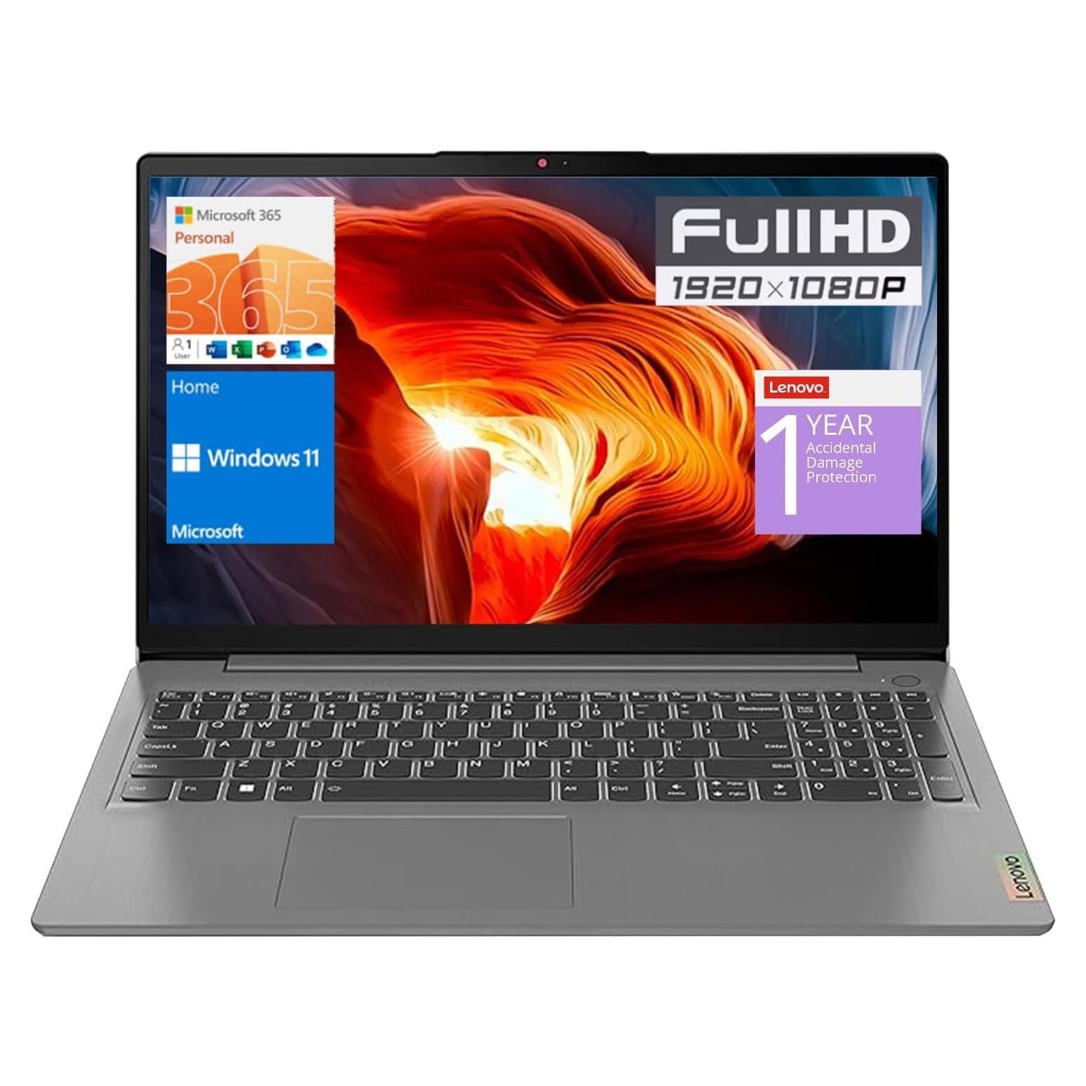 Laptop Lenovo IdeaPad 1 15.6" FHD 20GB RAM 1TB SSD Gris