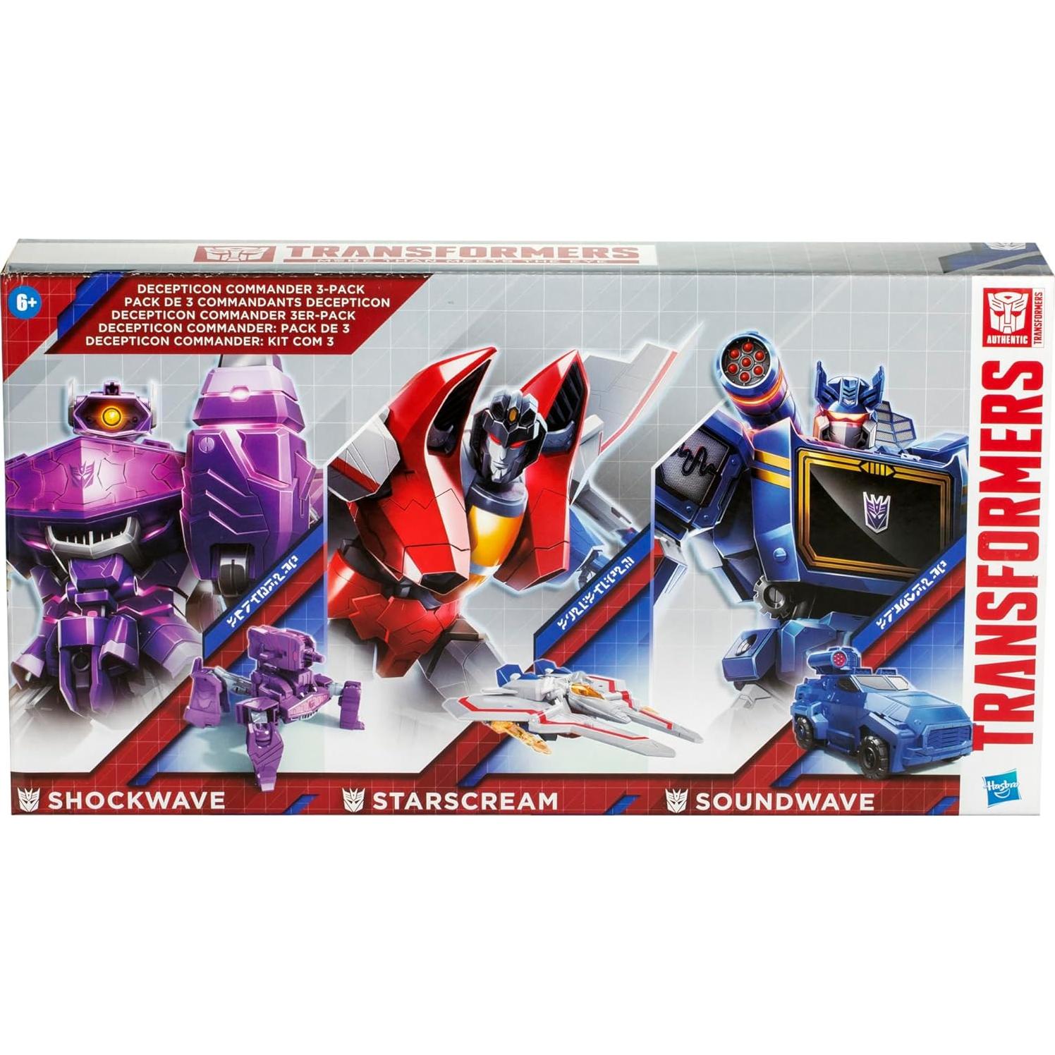 Transformers Decepticon 3-Pack Hasbro 3 figuras 12,5 cm
