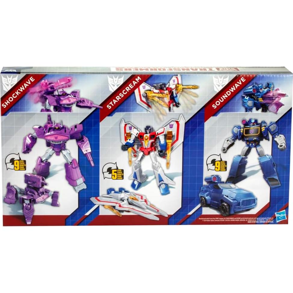 Transformers Decepticon 3-Pack Hasbro 3 figuras 12,5 cm