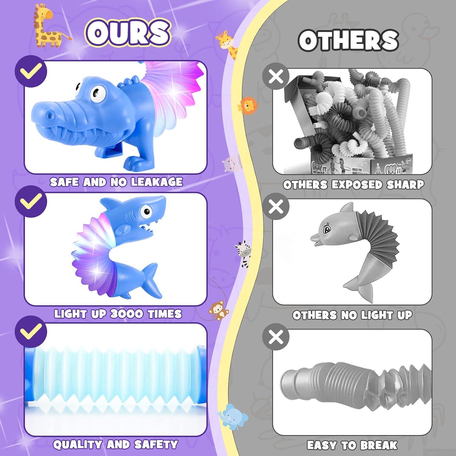 Juguetes Antiestrés LED de Animales Delighkidz para Niños