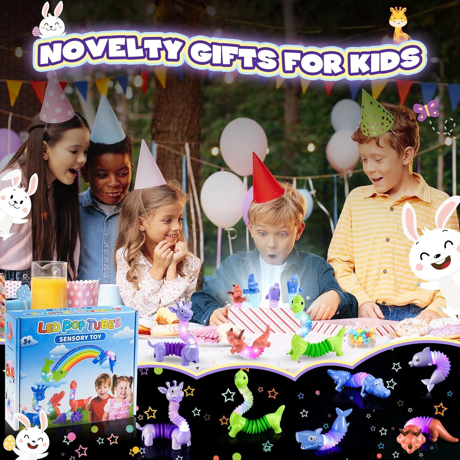 Juguetes Antiestrés LED de Animales Delighkidz para Niños