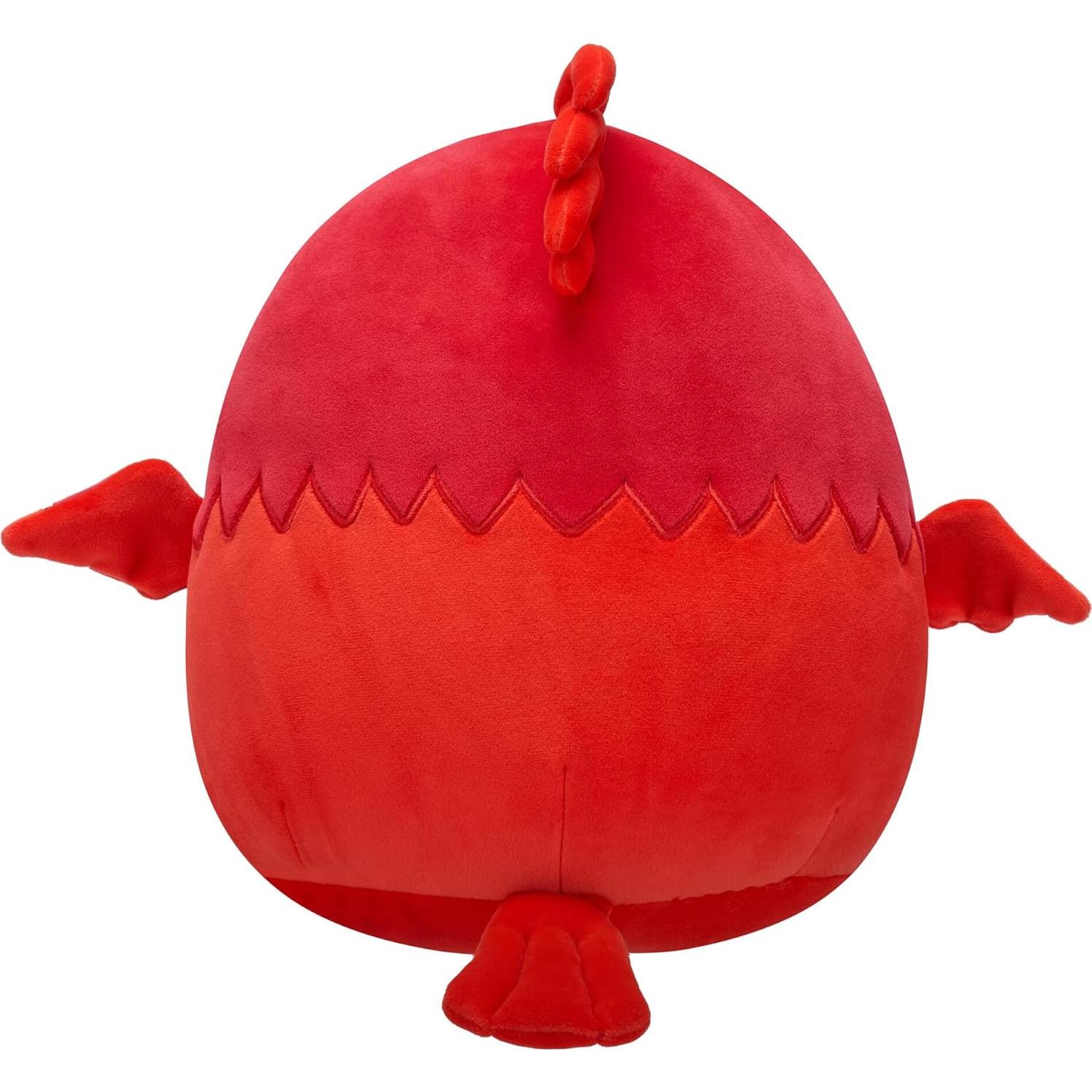 Peluche Squishmallows Fawkes Harry Potter 25,4 cm Rojo