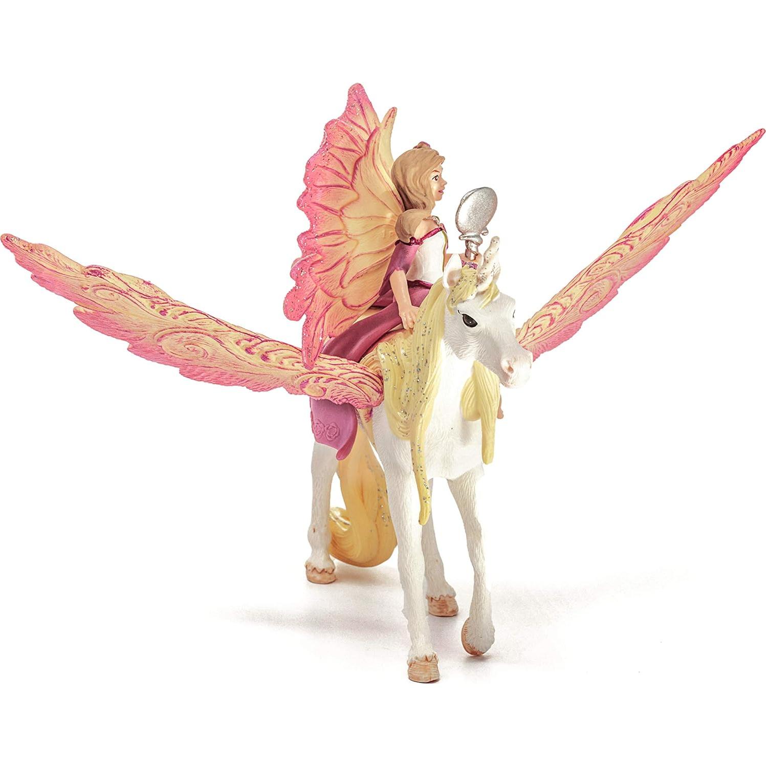 Juego de figuras Schleich Hada Feya y Unicornio 3 piezas