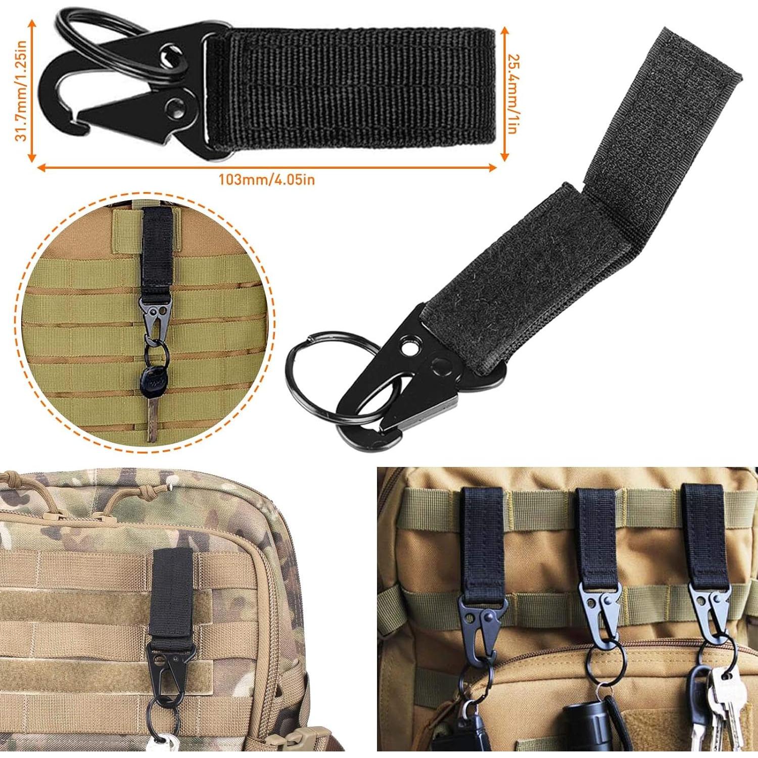 Kit de Accesorios Molle 28 Piezas SPORBA Nylon Negro