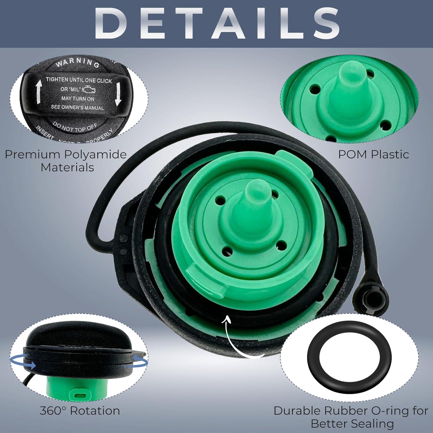 Tapa de combustible Anleecap para Audi y Volkswagen 2009-2020