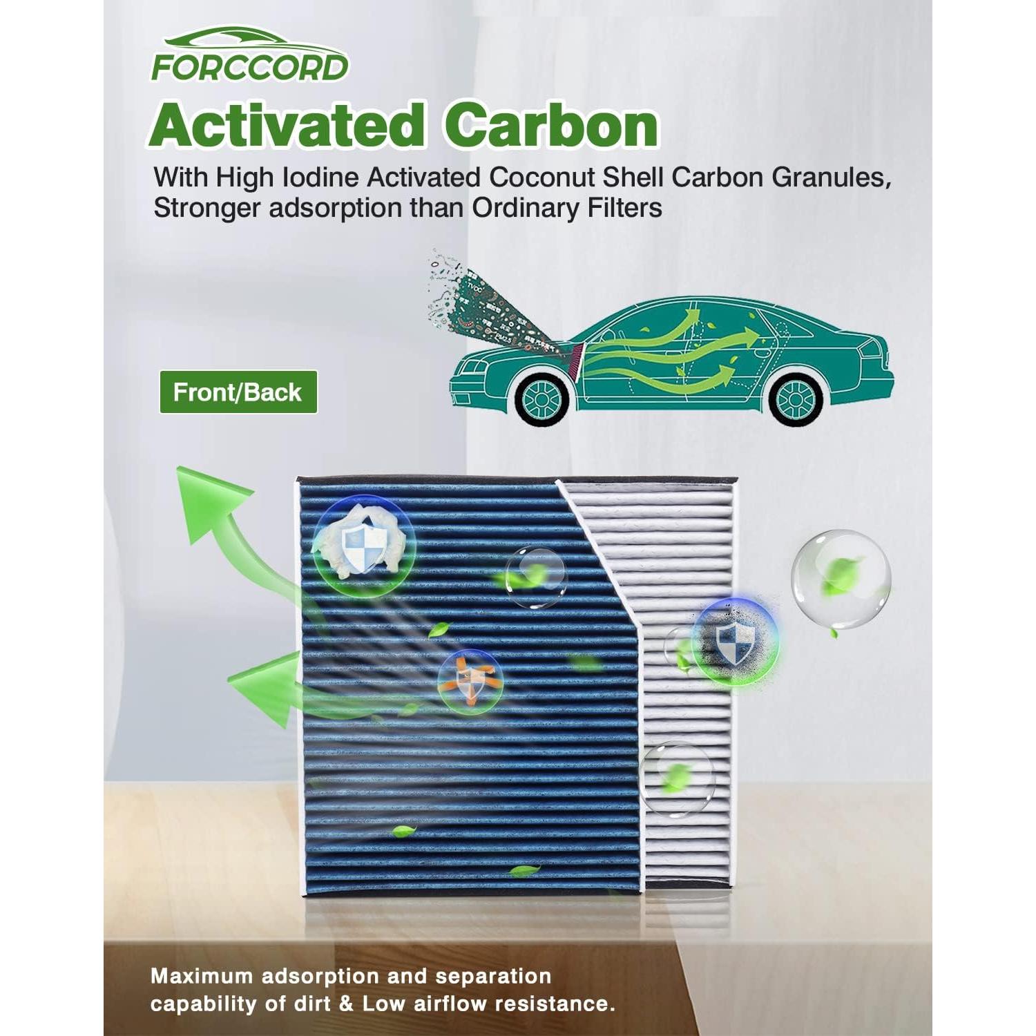 Filtro de aire de cabina y motor Forccord CF11179 CA10522