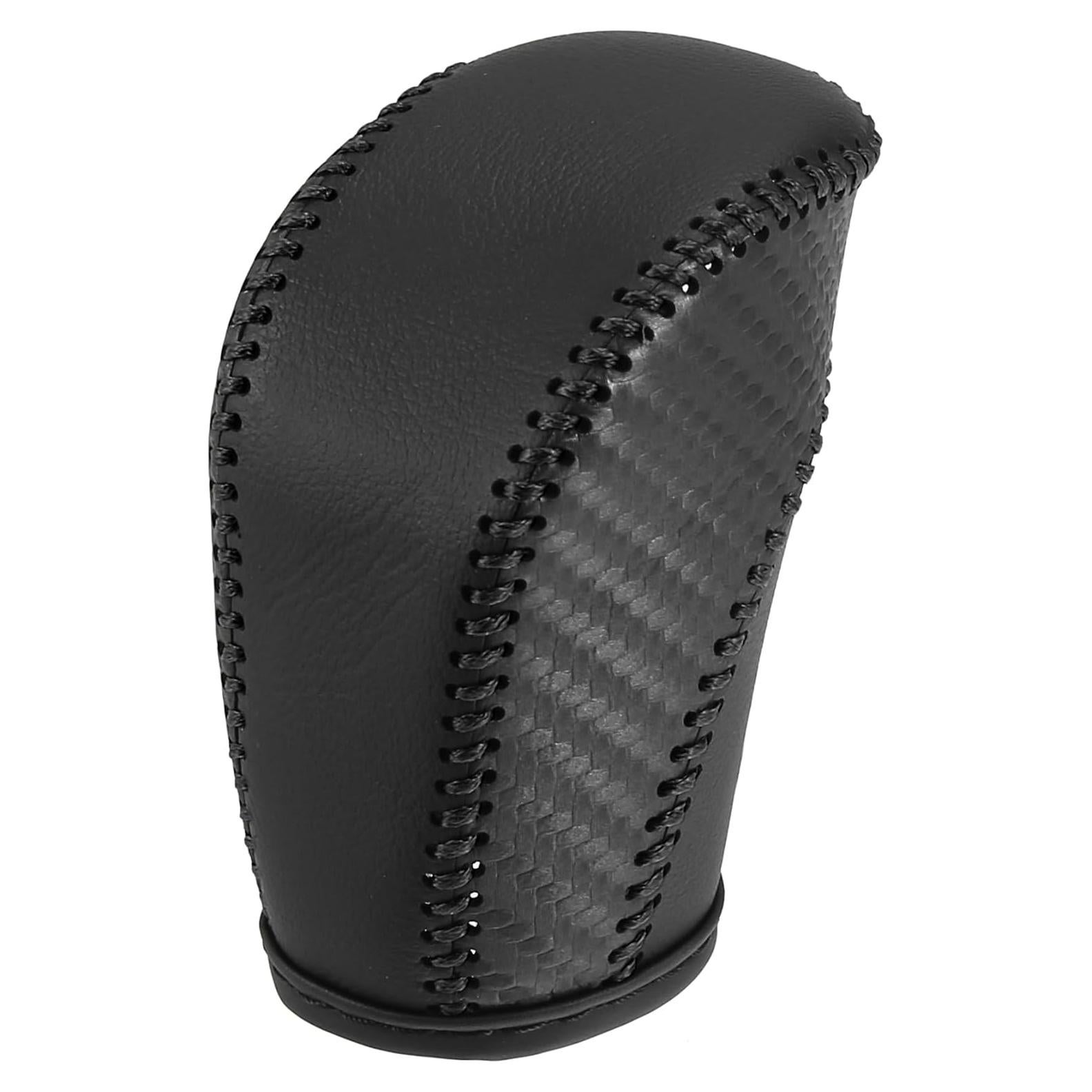 Cubierta de Palanca de Cambios Cuero Sintético X AUTOHAUX Negro para Volkswagen